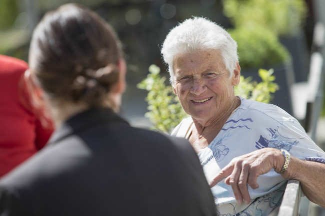 Im Gespräch mit der richtigen Person